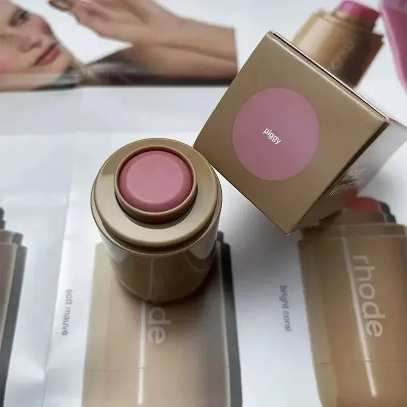 Rhod Pocket Blush Lip and Cheek Hydrating Stick Dual Purpose Lip and Cheek Color with Long Lasting Moisture