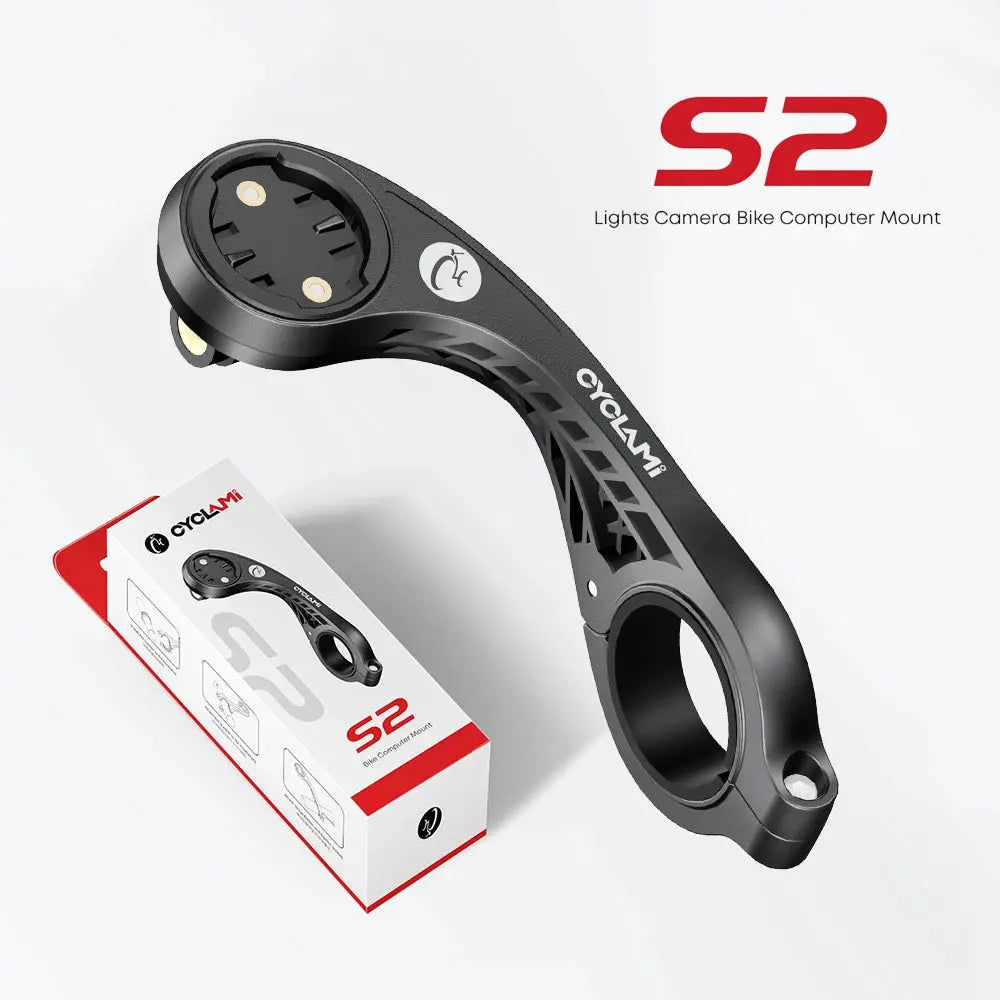 CYCLAMI S2 Bike Computer Mount For Garmin XOSS IGPSPORT Magene Coospo GPS Headlight Holder Bracket