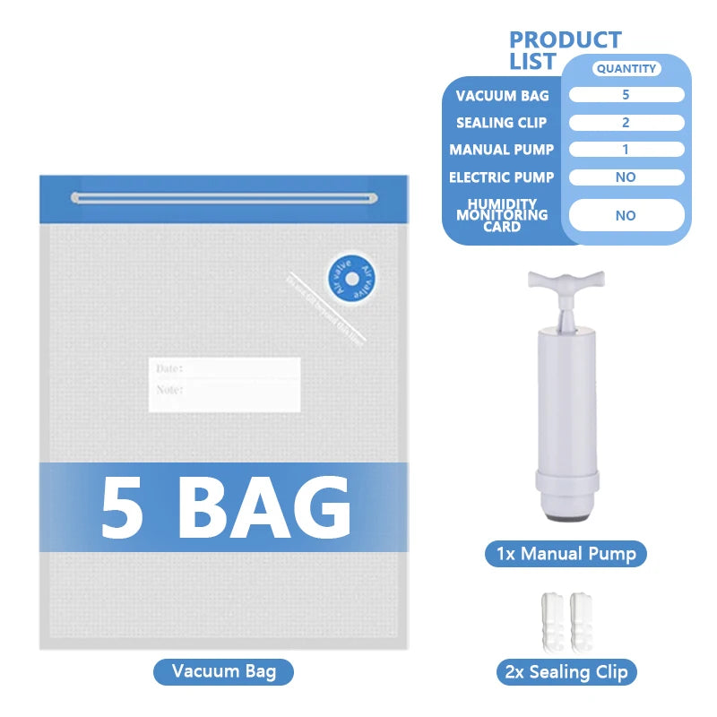 3D Printer Filament Vacuum Bag With USB Rechargeable Pump For PLA PETG