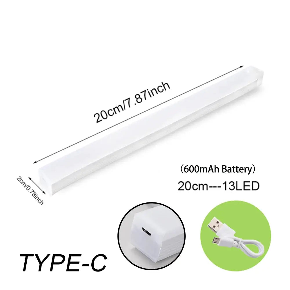 NovaBright Wireless Rechargeable Motion Sensor LED Night Light Type C Charging for Cabinets Wardrobes Staircase Light