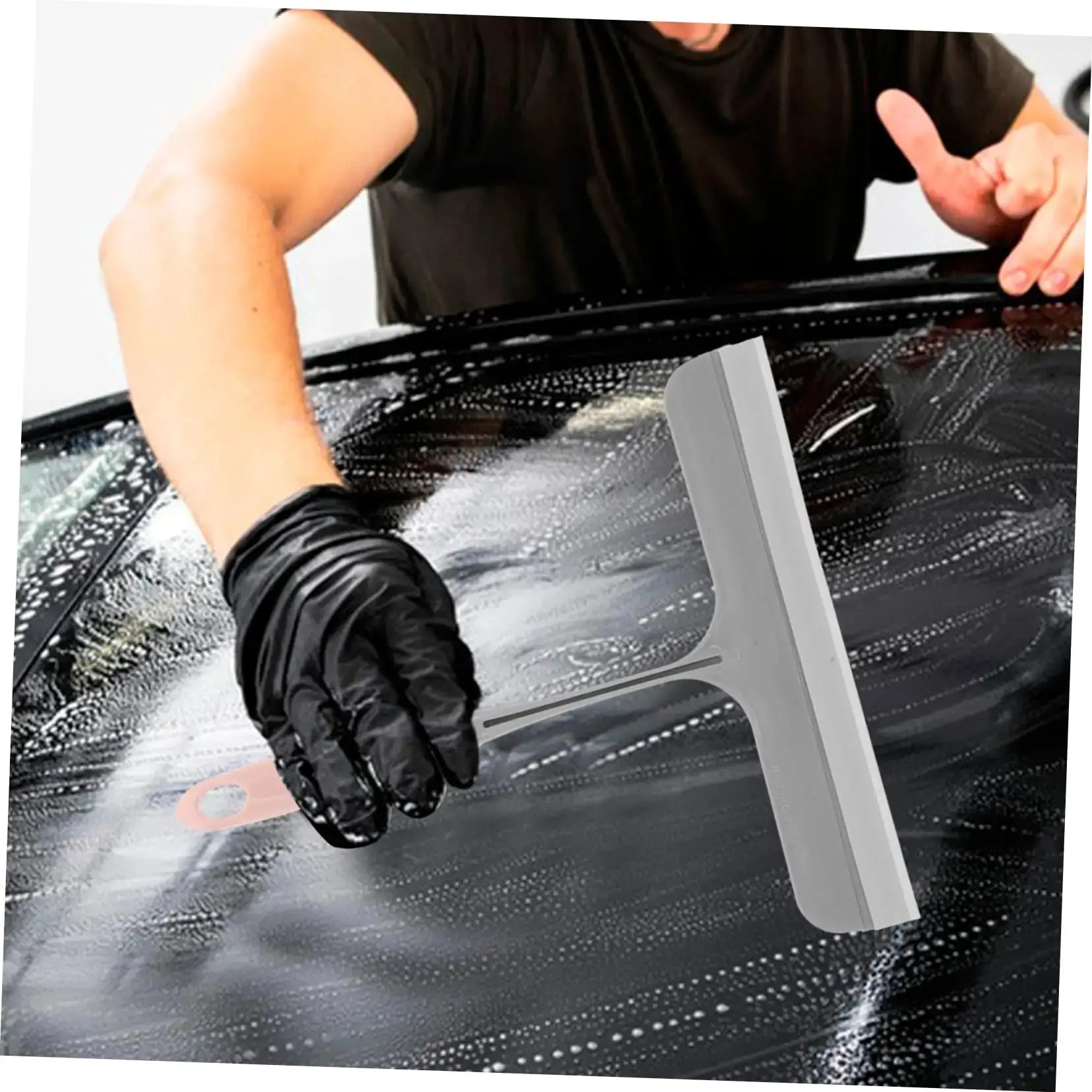 Simples Market silicone scraper wiper for windows, glass surfaces, shower doors and car glass