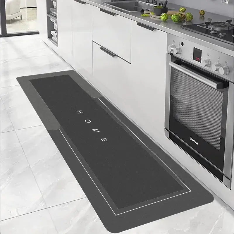 KitchenEase Absorbent Non Slip Waterproof Mat With Diatom Mud Material And Anti Fatigue Wipeable Comfort Rug