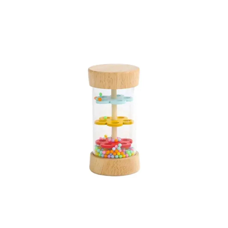 Wooden Rain Sound Tube Instrument Rain Maker And Hourglass Shaker Toy For Sensory Play And Hearing Enlightenment