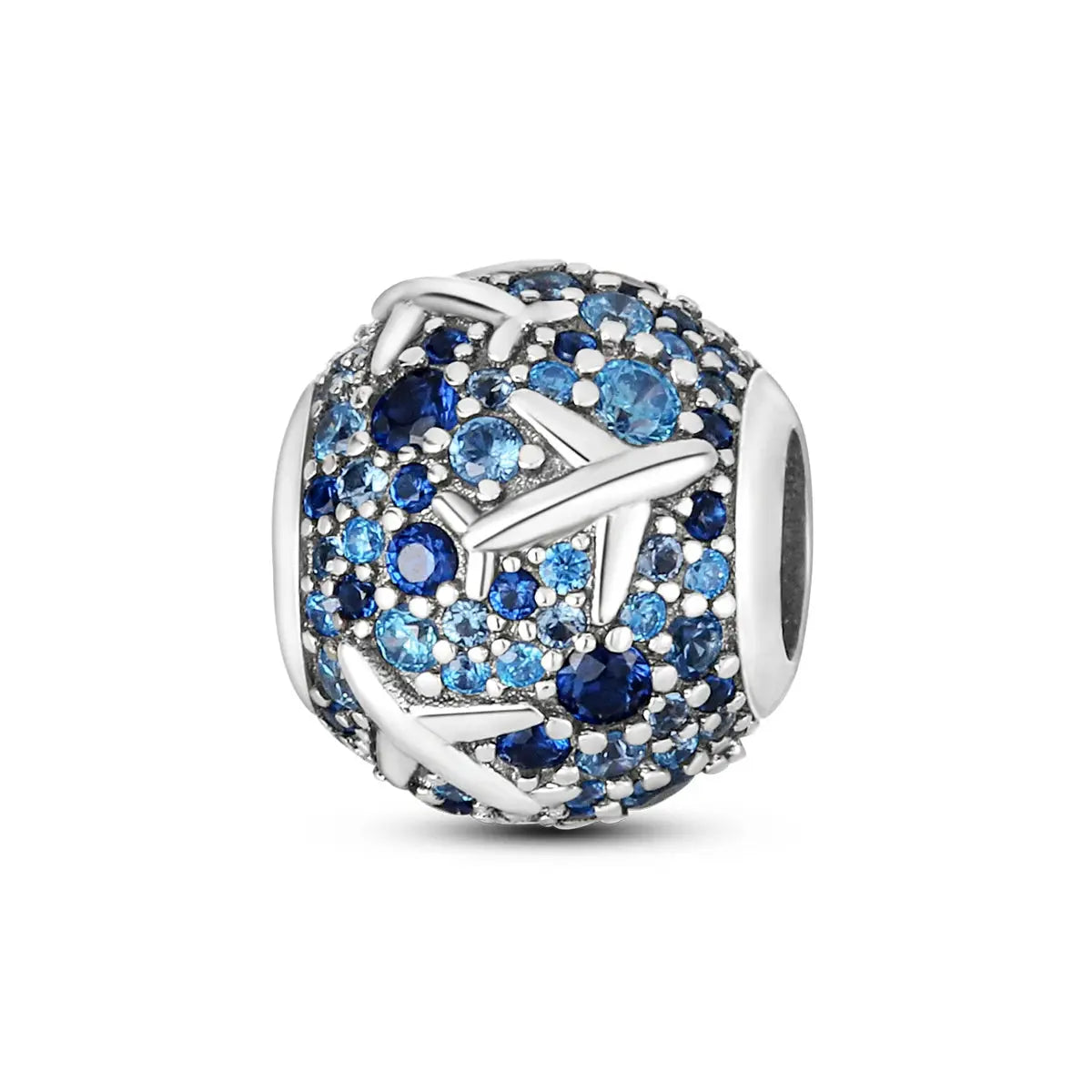 Travel Charm 925 Silver Plane Pendant Eiffel Tower Bead Charm For Bracelet Women Fashion Jewelry