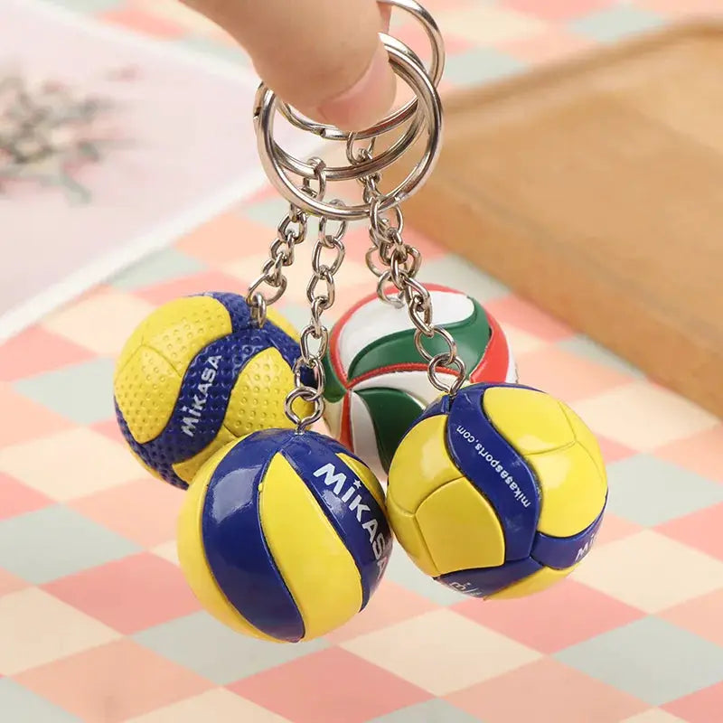 PVC Volleyball Keychain Ornament Beach Ball Gift For Sports Lovers And Business Gifts