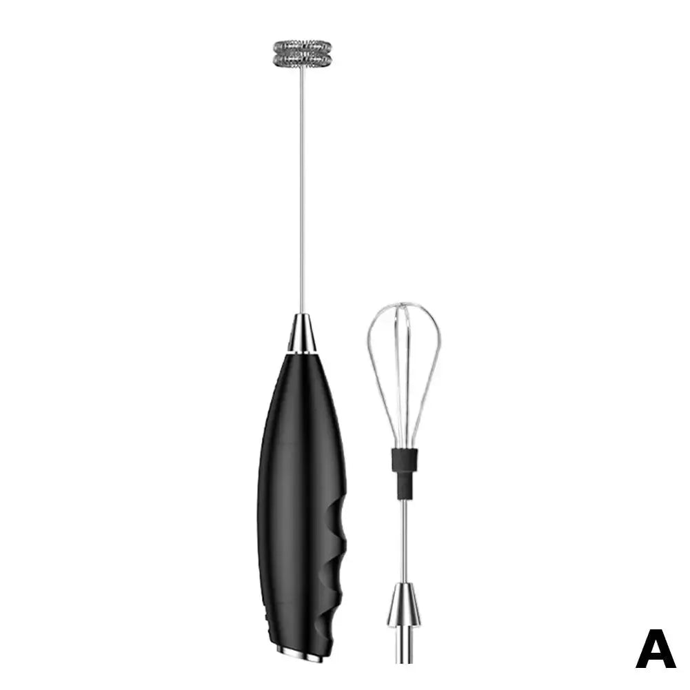 Wireless Electric Milk Frother Handheld Battery Powered Foamer For Coffee Cream Soups Desserts And Baking Accessories