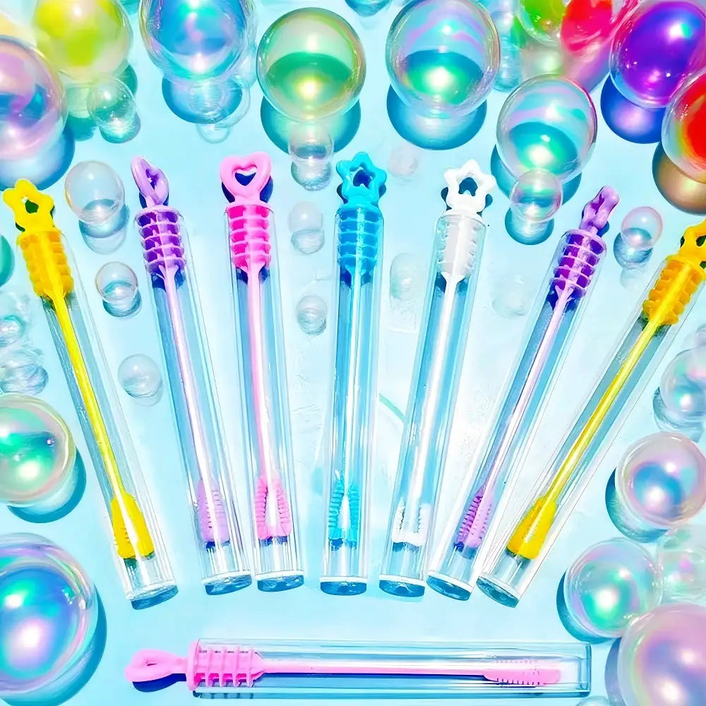 Mini Color Bubble Bottles Party Favors Empty Bottles 10 To 100 Pcs For Birthday Wedding Baby Shower Decoration Supplies