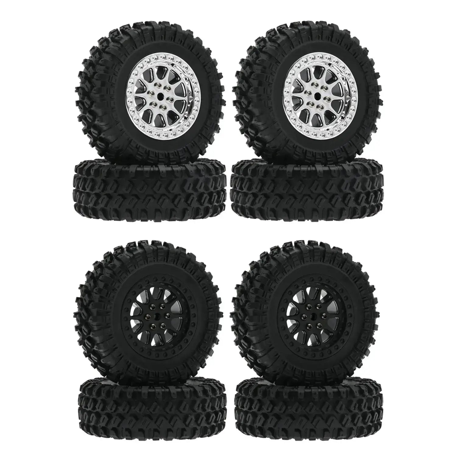 70mm Tire Clamp Wheel for MN D90 MN98 MN99S MN82 WPL C14 C24 C34 B14 B24 RC Car Upgrade Parts Accessories