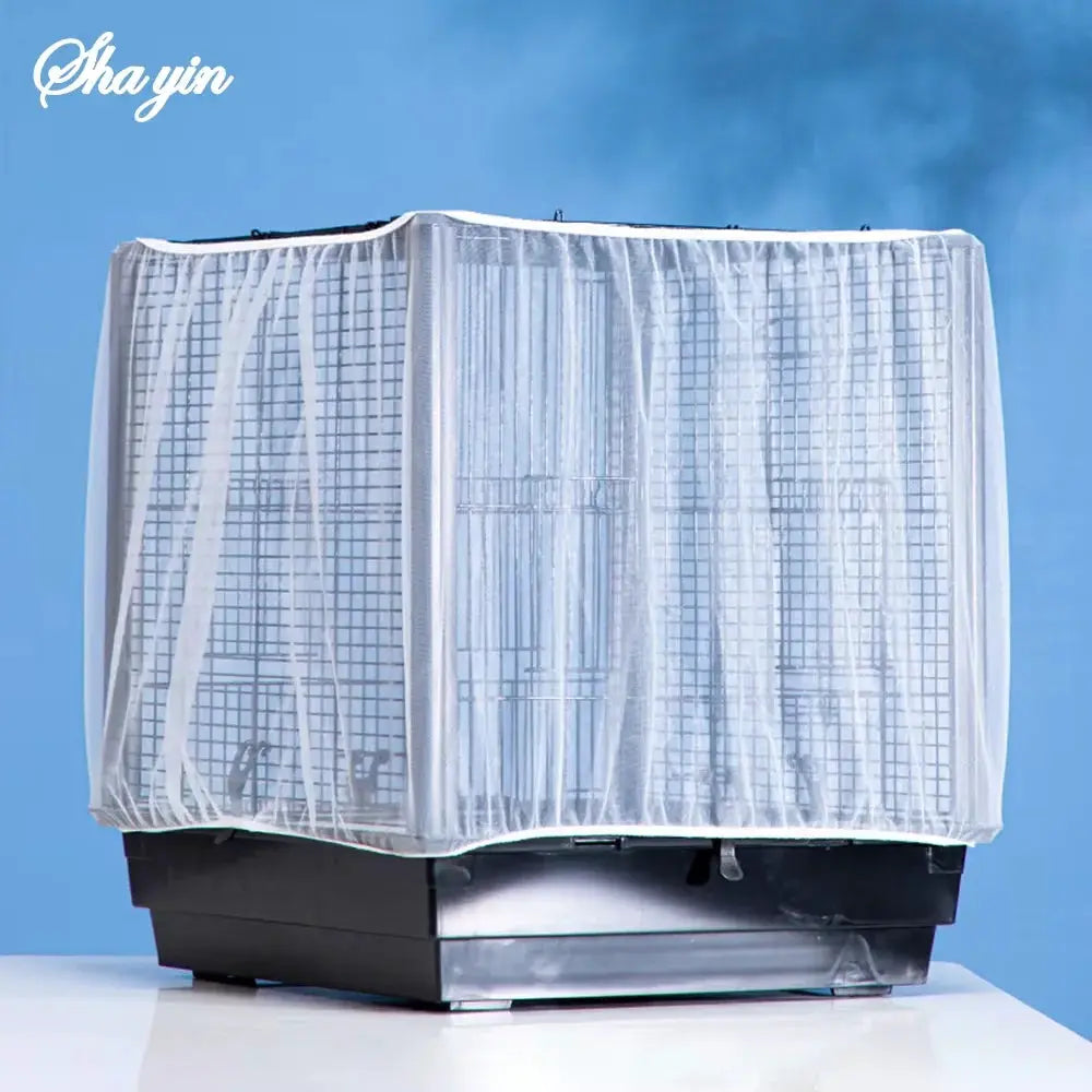 1PC Square Round Bird Cage Cover Splash Proof Mosquito Net Screen Parrot Protection Net Cage Accessory