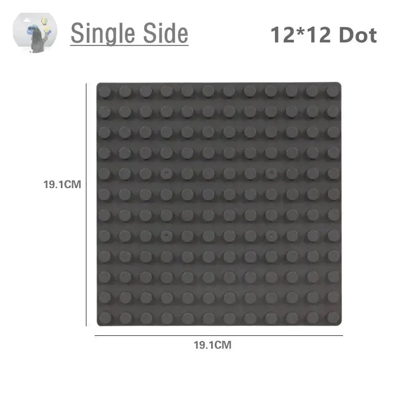 9 Sizes Big Building Plastic Blocks Base Plates Compatible With Large Bricks And Assembly Figures For Kids Toys