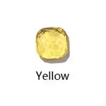 10mm yellow crystal candy-style drop earring from Simples Market