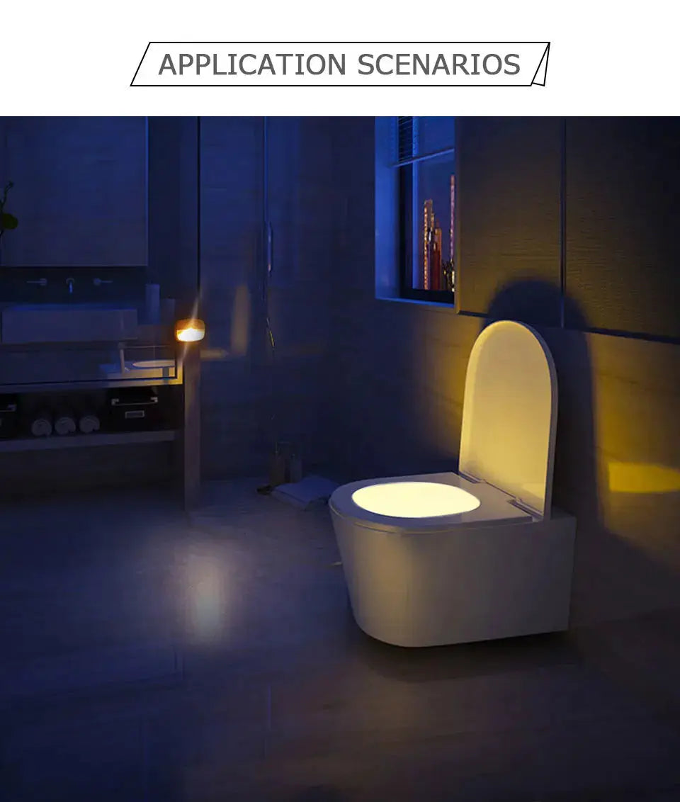 Wireless LED motion sensor night light, white plug-in unit