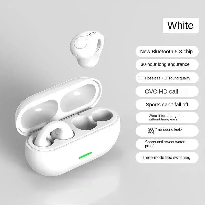 NovaWave T75 Bone Conduction Headphones Bluetooth 5.3 Wireless Sports Earphones HiFi Sound Waterproof