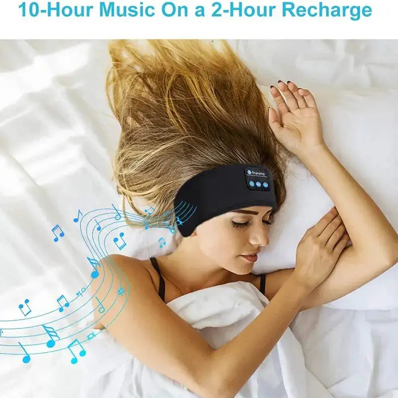 Bluetooth Earphones Sleeping Headband Wireless Headphones With Active Noise Cancellation For Sleep And Sports