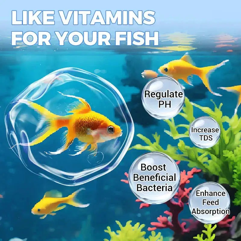 Eco Friendly Aquarium Water Purifier Tablets Fast Acting Water Clarifier For Pristine Fish Tank
