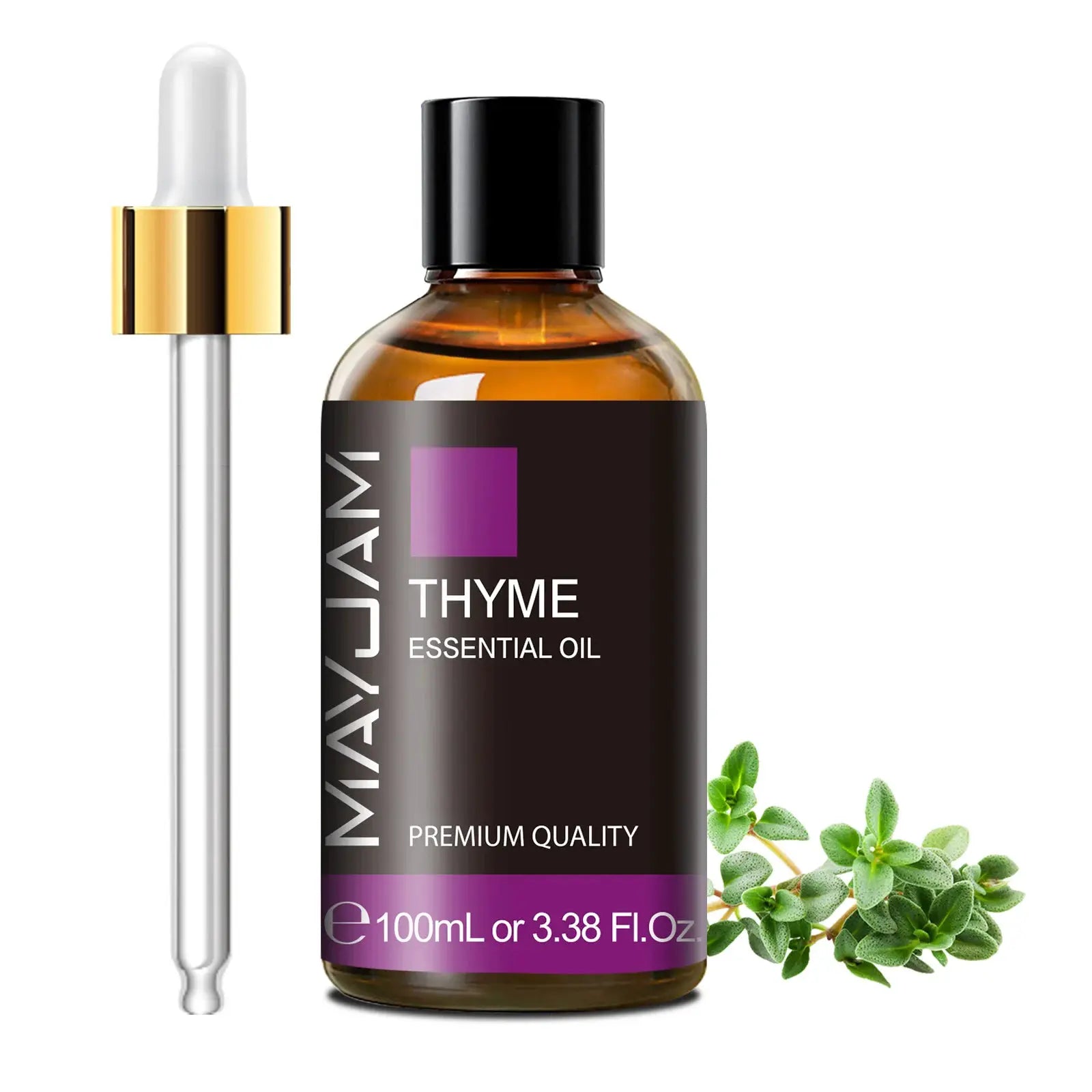 Mayjam 100ml Pure Essential Oil With Glass Dropper Lavender Eucalyptus Rosemary Vanilla Aromatherapy Oil