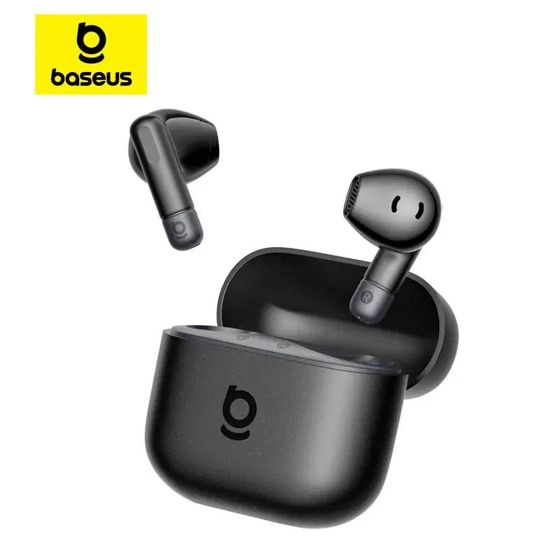 Baseus Bass BS2 Lite true wireless earbuds with charging case in black (2 earbuds)