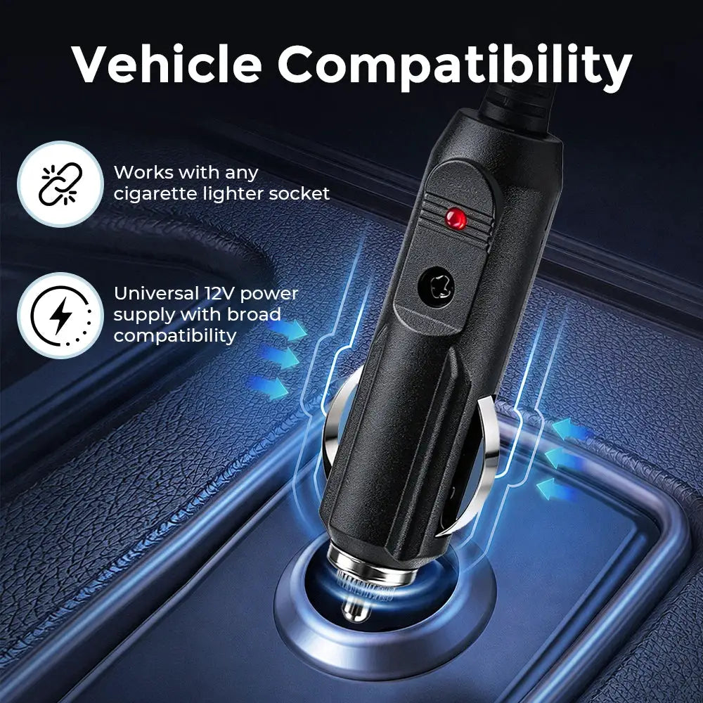 Simples Market massager chair pad with car adapter, black heating and vibrating neck/back cushion