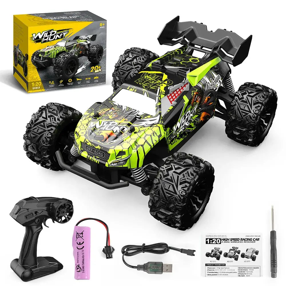 1 To 20 Scale Off Road RC Car With 2.4 GHz Radio Remote RTR High Speed Climbing Monster Truck For Children