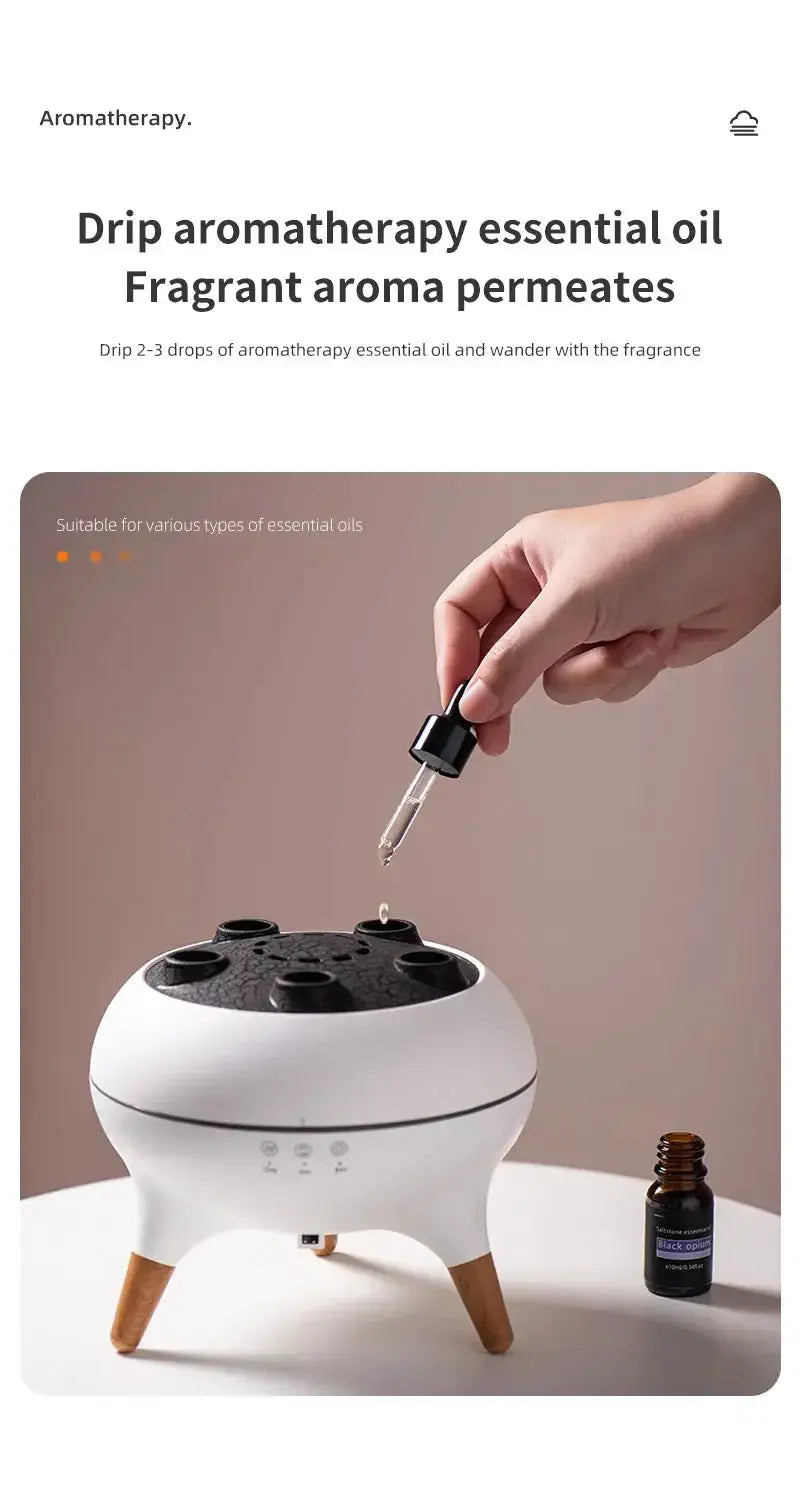 Dynamic Jellyfish Air Humidifier 250ml Essential Oil Diffuser Remote Control Bedroom Humidifier With 7 Colorful Night Lights