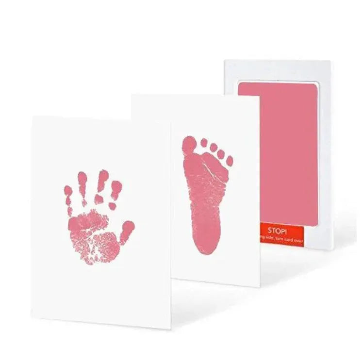 Safe Non Toxic Baby Footprint Kit Inkless No Touch Handprint For 0 To 12 Months Newborn Souvenir
