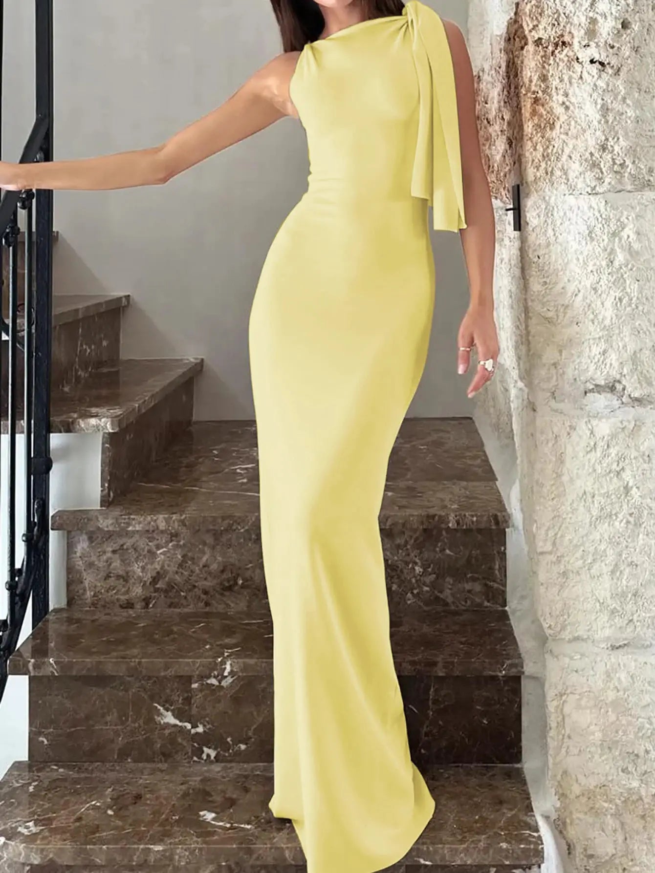 Hugcitar O Neck Sleeveless Patchwork Bodycon Maxi Dress Y2K Party