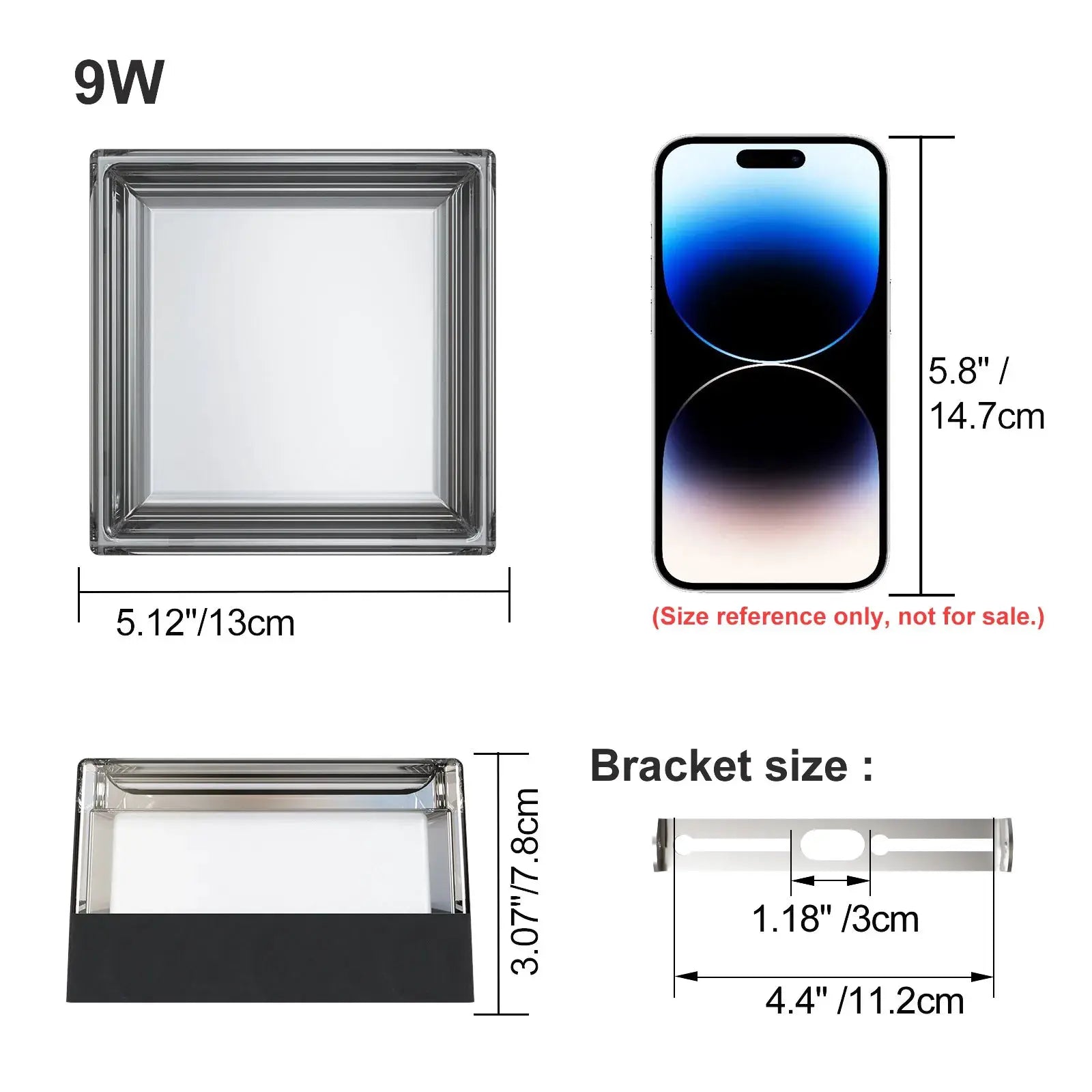 LVL Modern 9W LED wall lamp, smokey grey outdoor wall sconce by Simples Market, IP65 waterproof
