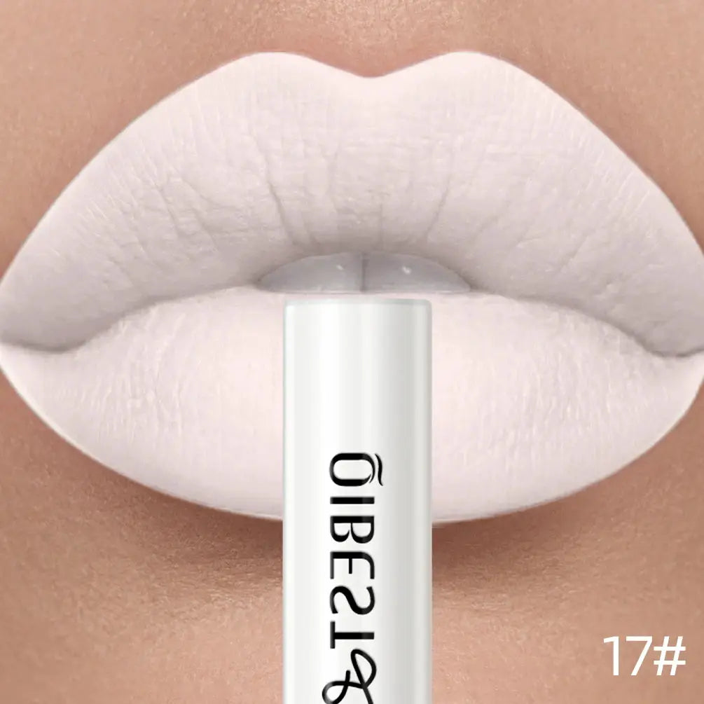 Qibest Matte Liquid Lipstick Waterproof Long Lasting Velvet Matte Lip Tint For All Day Color