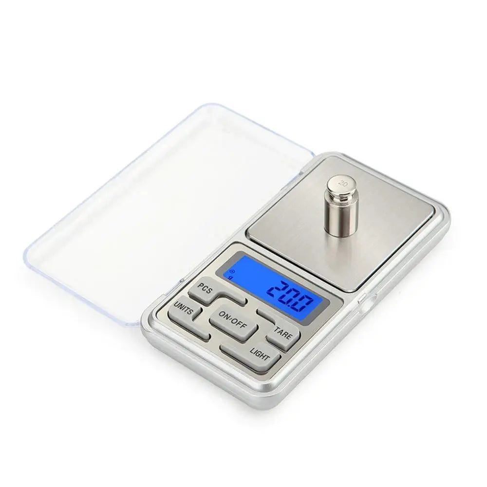 PrecisionPro Mini Pocket Scale High Precision 0.01g Readings With Backlit LCD For Jewelry And Small Items 500g Capacity