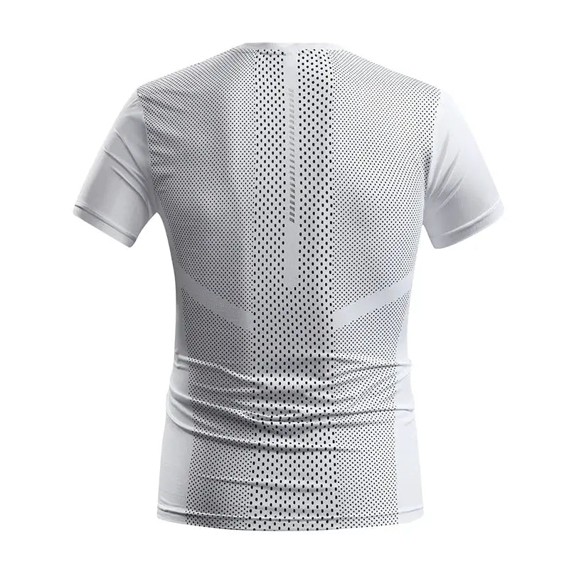Mens Quick Dry Running Tee Breathable Summer Sports Shirt For Hiking Fishing And Outdoor Activities