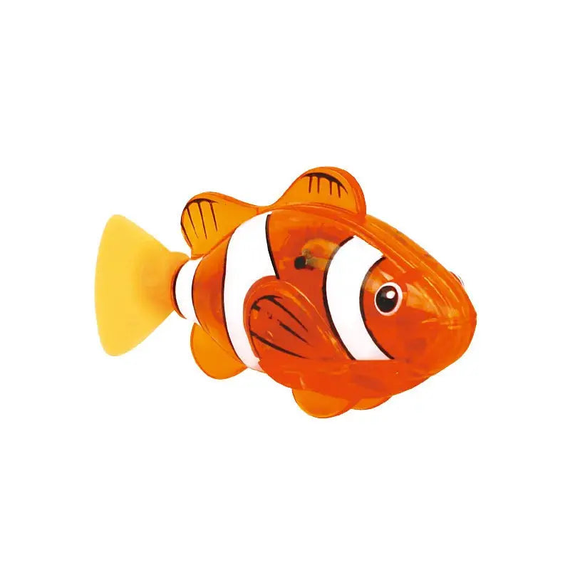 Light Up Baby Bath Toy Clownfish Swimming Electric Sensor Water Play Toy For Kids And Toddlers