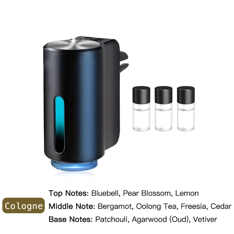 Car Diffuser Purifier Humidifier AI Aromatherapy Ionizer Freshener Essential Oil Diffuser For Vehicles