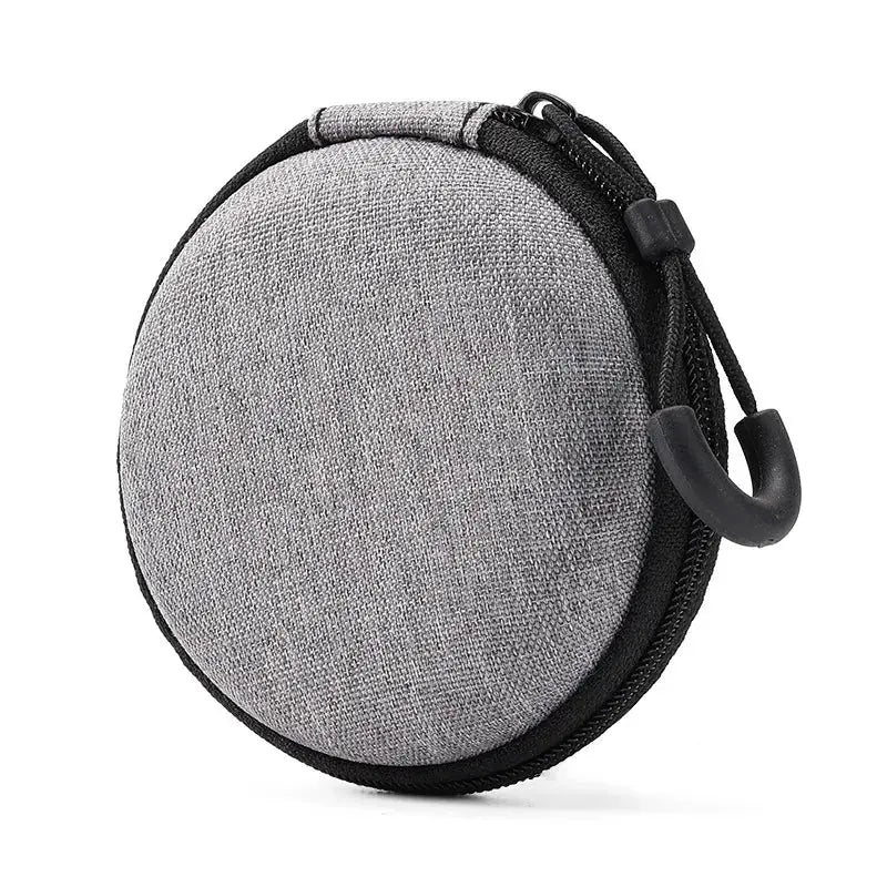 GuardianCase Shockproof Headphone Case Ultra Portable Protection For Earphones Memory Cards And USB Cables Leather Finish