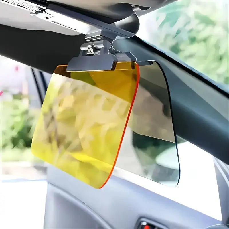 Dual Purpose Car Sun Visor Day And Night Anti Glare Extender With Night Shield And UV Protection For SUVs And Trucks