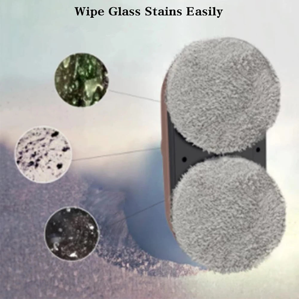 Mop Pads For HUTT DDC5 DDC55 Electric Window Vacuum Cleaner Washable Mop Cloth Rags Window Glass Cleaning Clothes Kit