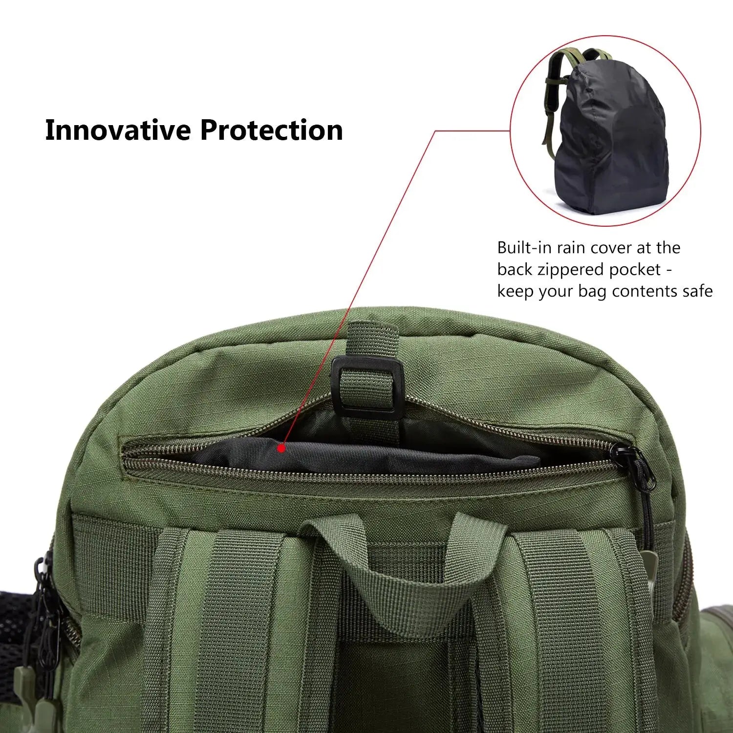 Bassdash Fishing Tackle Backpack Lightweight Tactical Bag With Smart Compartments And Ergonomic Support