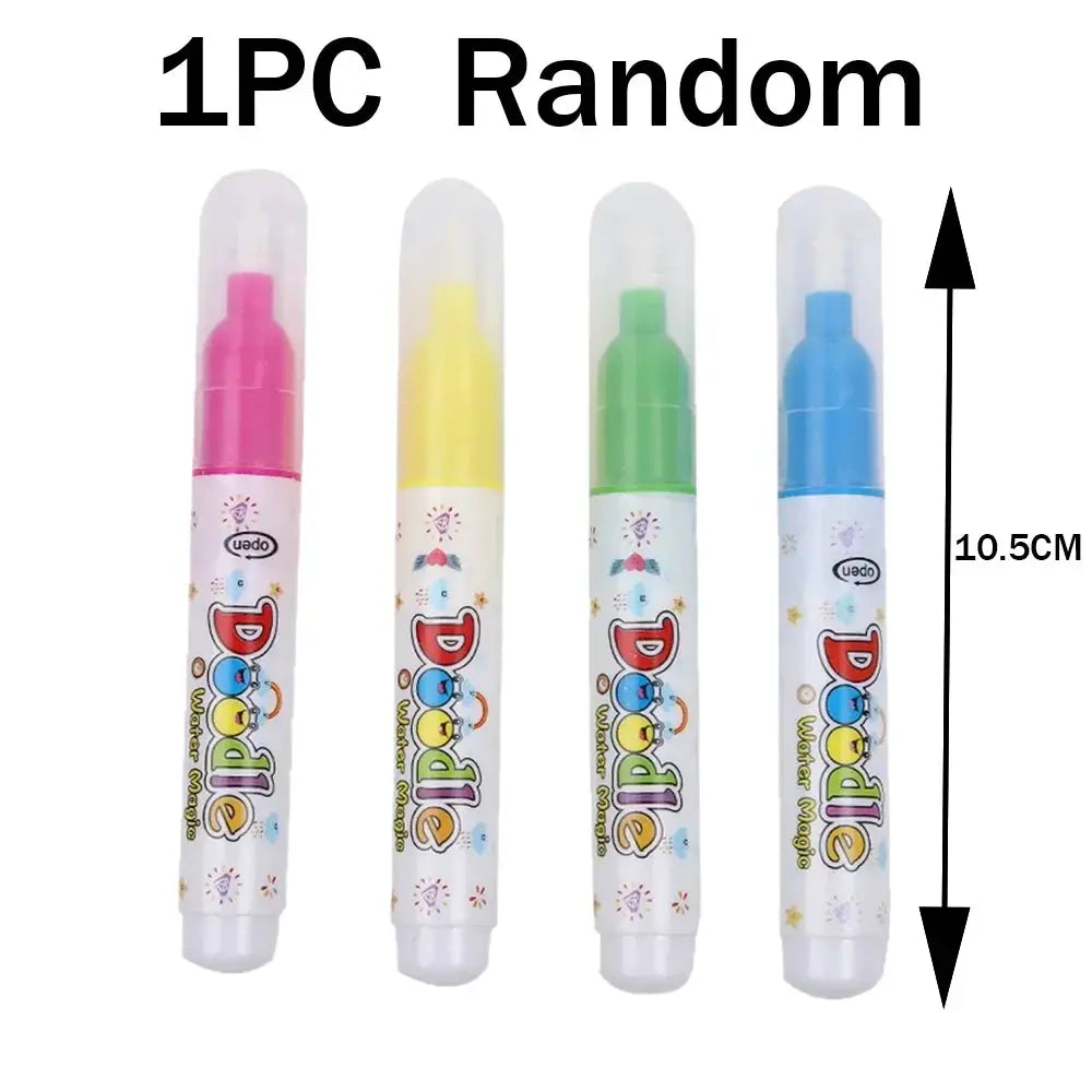 Reusable Water Drawing Book Mess Free Magic Painting Pad With Refillable Water Pen For Kids Learning Educational Toy
