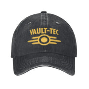 Vault Tec Logo Fallout Game Sun Baseball Cap Unisex Teens Hip Hop Style Summer Trendy Tennis Skate Hat Hot Sale