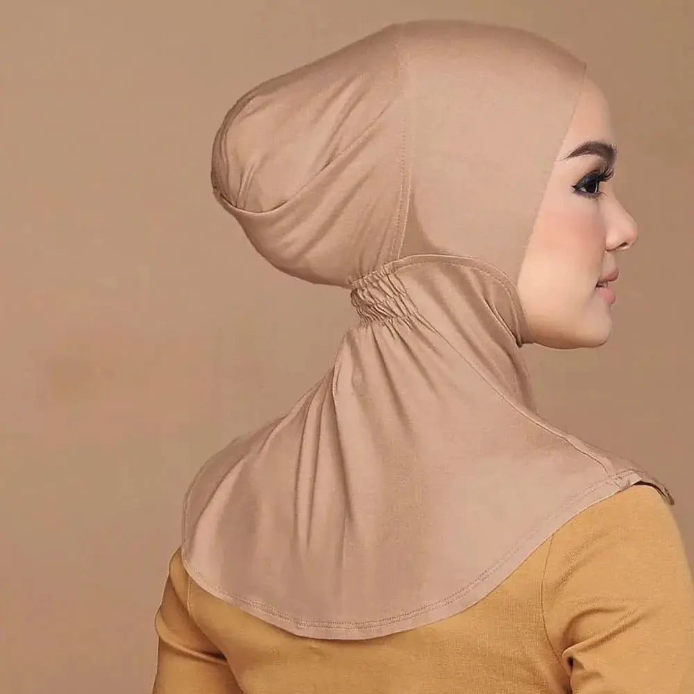 NoorModa Underscarf Hijab Cap Breathable Modal With Tatting Weaving For A Secure All Season Fit