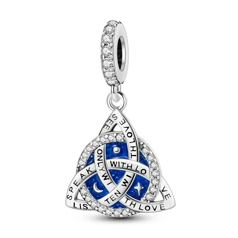 Original 925 Silver Charms Beads For Pendant Charm Bracelet Dangle For Women DIY Fine Jewelry Making Hot Sale