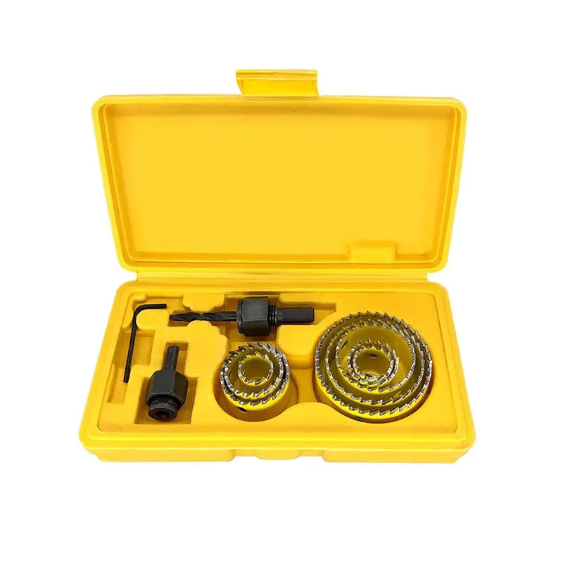 11 Piece Hole Saw Set Kit For Woodworking With Case 19mm To 64mm High Carbon Steel