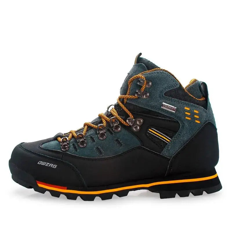 Men Hiking Shoes Outdoor Mountain Climbing Sneakers Waterproof All Terrain Casual Snow Boots