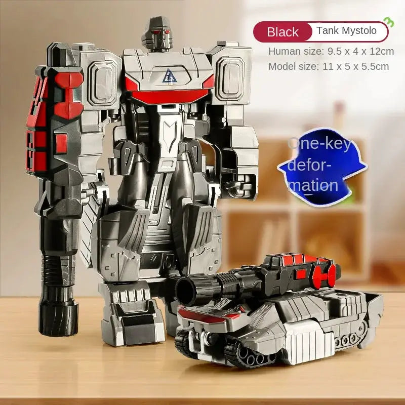 Transformation Car Anime Robot Model One Step Deformation Toy For Kids Action Figure And Puzzle Vehicle