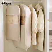 Visible Compression Hanging Bag For Down Jackets And Winter Gear Dust Cover Wardrobe Organizer For Household Storage