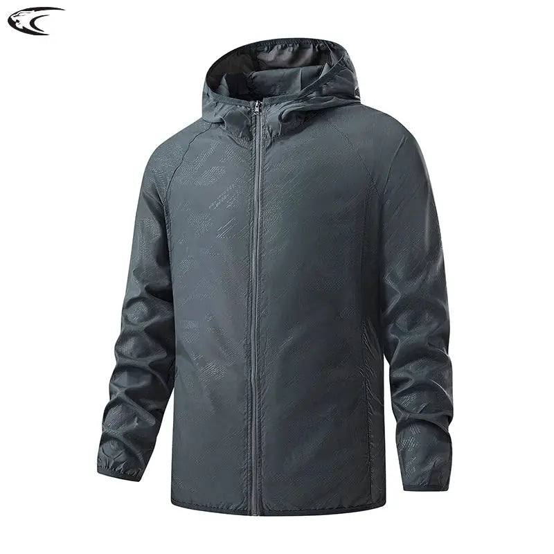 LNGXO Waterproof Hiking Jacket For Men And Women Sun Protection Windbreaker Camping Climbing Rain Coat Unisex Portable