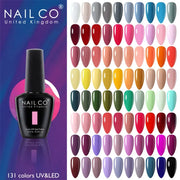 Nailco 131 Colors Gel Nail Polish LED Gel 15ml Vibrant Long Lasting Hybrid Varnish For Manicure