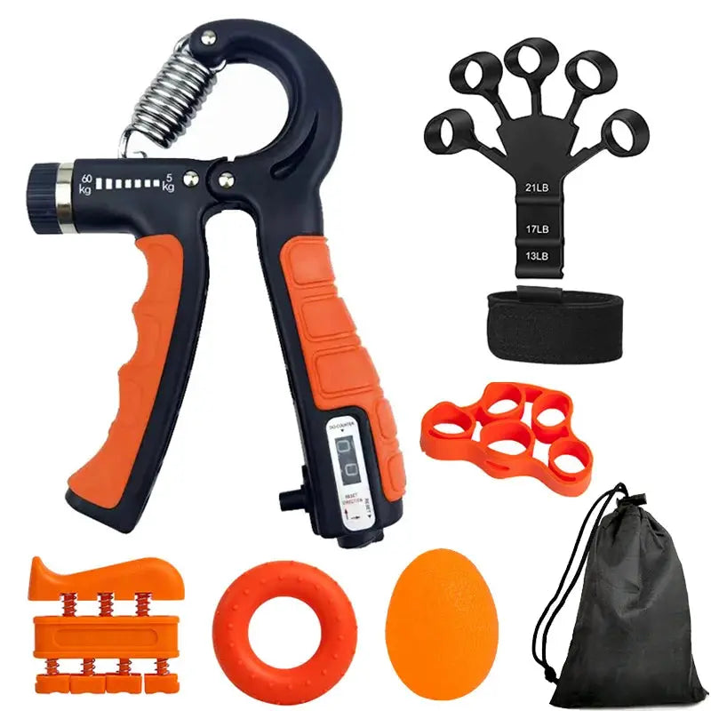5-60kg Adjustable Hand Grip Strengthener With Counter Hand Grip Trainer For Wrist Forearm And Muscle Building
