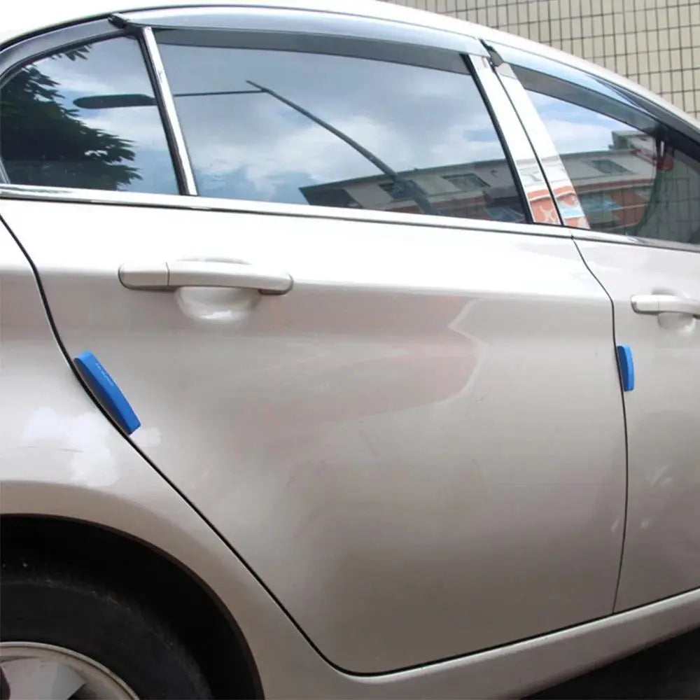 4 Piece Car Door Protector Guard Strips Rubber Bumper Stickers Auto Door Edge Protection Scratch Guard