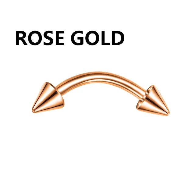 Stainless Steel Horseshoe Fake Nose Ring C Clip Septum Lip Hoop 1Pc For Women Men Jewelry
