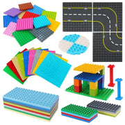 9 Sizes Big Building Plastic Blocks Base Plates Compatible With Large Bricks And Assembly Figures For Kids Toys
